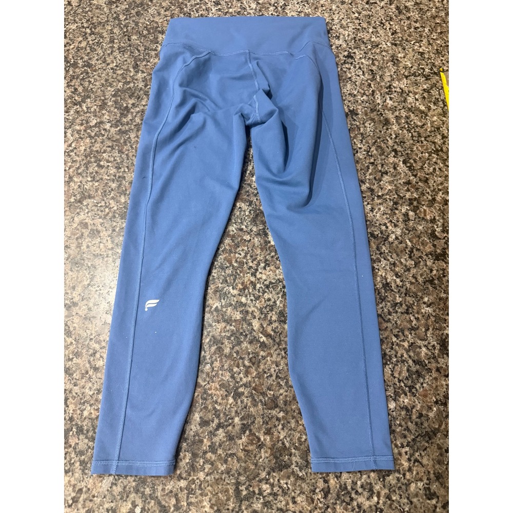 Fabletics PowerHold High Waisted Leggings Blue Compression Activewear Womens S